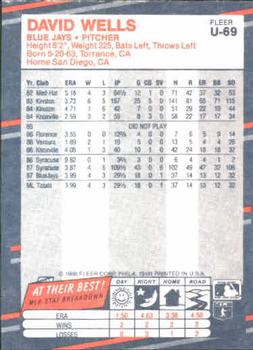 David Wells  baseball card collectible - Main Image 2