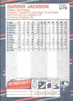 Darrin Jackson  baseball card collectible - Main Image 2