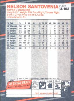 Nelson Santovenia  baseball card collectible - Main Image 2