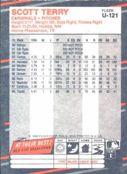 Scott Terry  baseball card collectible - Main Image 2