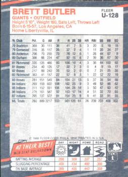 Brett Butler  baseball card collectible - Main Image 2