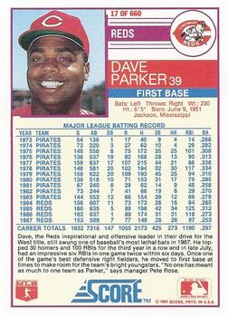 Dave Parker  baseball card collectible - Main Image 2