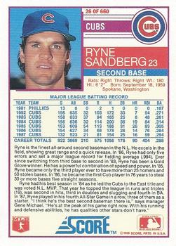 Ryne Sandberg  baseball card collectible - Main Image 2