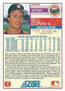 Bill Doran  baseball card collectible - Main Image 2