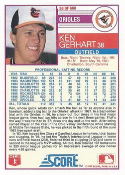Ken Gerhart  baseball card collectible - Main Image 2
