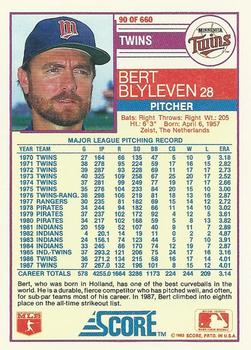 Bert Blyleven  baseball card collectible - Main Image 2