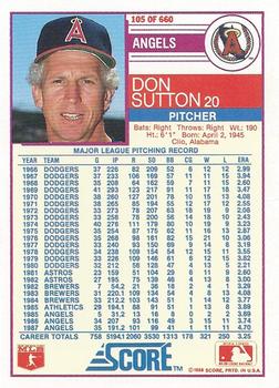 Don Sutton  baseball card collectible - Main Image 2