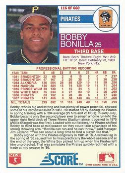 Bobby Bonilla  baseball card collectible - Main Image 2