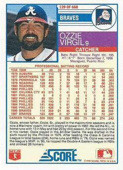 Ozzie Virgil  baseball card collectible - Main Image 2