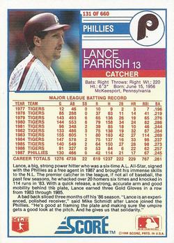 Lance Parrish  baseball card collectible - Main Image 2