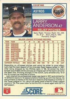 Larry Andersen  baseball card collectible - Main Image 2