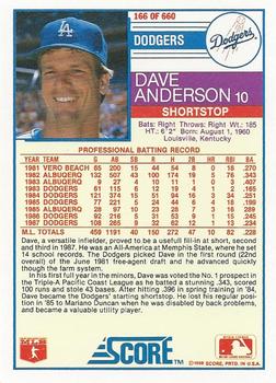 Dave Anderson  baseball card collectible - Main Image 2