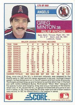 Greg Minton  baseball card collectible - Main Image 2