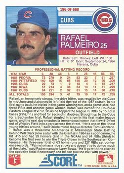 Rafael Palmeiro  baseball card collectible - Main Image 2