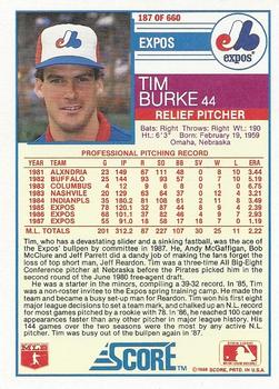 Tim Burke  baseball card collectible - Main Image 2