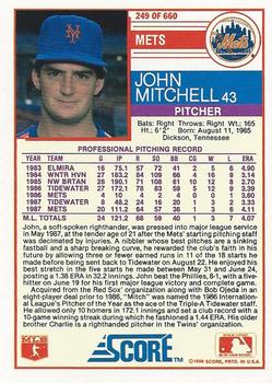 John Mitchell  baseball card collectible - Main Image 2