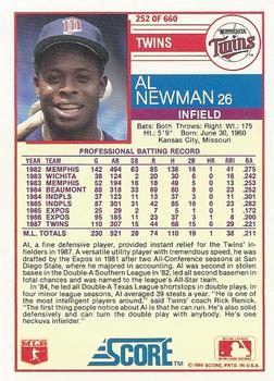 Al Newman  baseball card collectible - Main Image 2