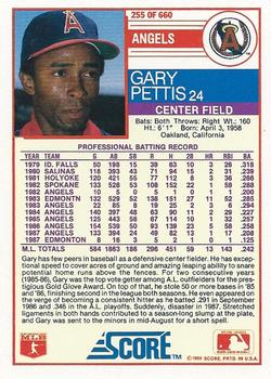 Gary Pettis  baseball card collectible - Main Image 2