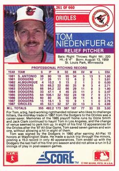 Tom Neidenfuer  baseball card collectible - Main Image 2