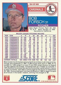 Bob Forsch  baseball card collectible - Main Image 2