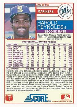 Harold Reynolds  baseball card collectible - Main Image 2