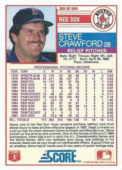 Steve Crawford  baseball card collectible - Main Image 2