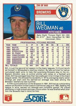 Bill Wegman  baseball card collectible - Main Image 2