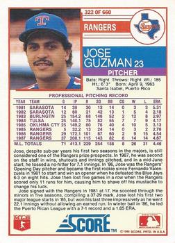 Jose Guzman  baseball card collectible - Main Image 2