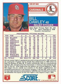 Bill Dawley  baseball card collectible - Main Image 2