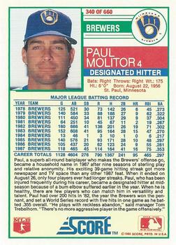Paul Molitor  baseball card collectible - Main Image 2