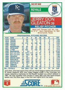 Jerry Don Gleaton  baseball card collectible - Main Image 2