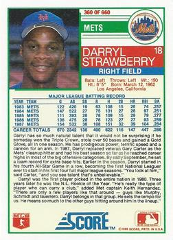 Darryl Strawberry  baseball card collectible - Main Image 2