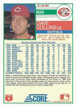 Dave Collins  baseball card collectible - Main Image 2