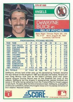 DeWayne Buice  baseball card collectible - Main Image 2