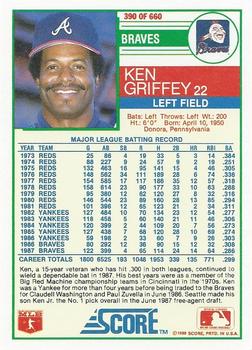Ken Griffey  baseball card collectible - Main Image 2