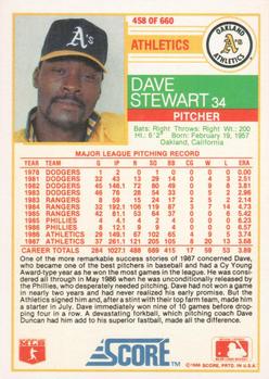 Dave Stewart  baseball card collectible - Main Image 2