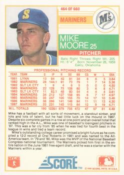 Mike Moore  baseball card collectible - Main Image 2