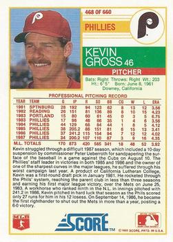 Kevin Gross  baseball card collectible - Main Image 2