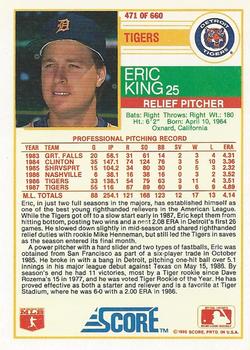 Eric King  baseball card collectible - Main Image 2
