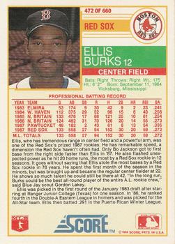 Ellis Burks  baseball card collectible - Main Image 2