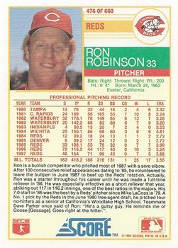 Ron Robinson  baseball card collectible - Main Image 2