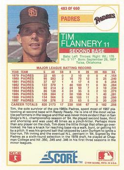 Tim Flannery  baseball card collectible - Main Image 2