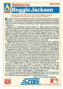 Reggie Jackson  baseball card collectible - Main Image 2