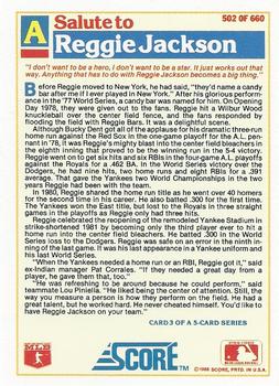 Reggie Jackson  baseball card collectible - Main Image 2