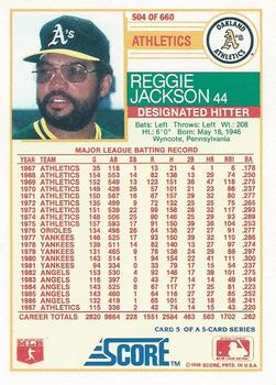 Reggie Jackson  baseball card collectible - Main Image 2