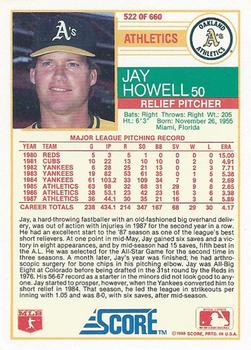 Jay Howell  baseball card collectible - Main Image 2