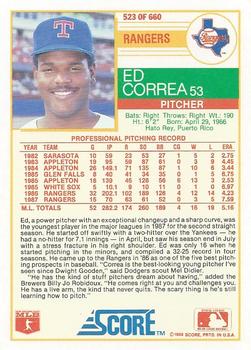 Ed Correa  baseball card collectible - Main Image 2