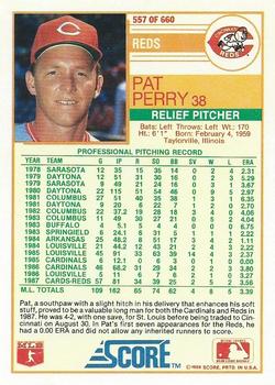 Pat Perry  baseball card collectible - Main Image 2