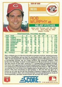 Rob Murphy  baseball card collectible - Main Image 2