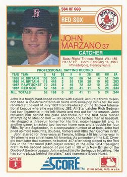 John Marzano  baseball card collectible - Main Image 2
